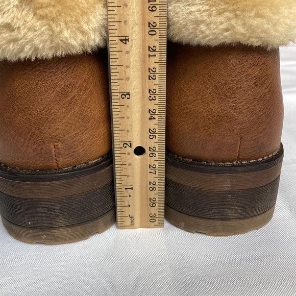 Kadi Maya brown synthetic leather booties Size 9 - Picture 3 of 9